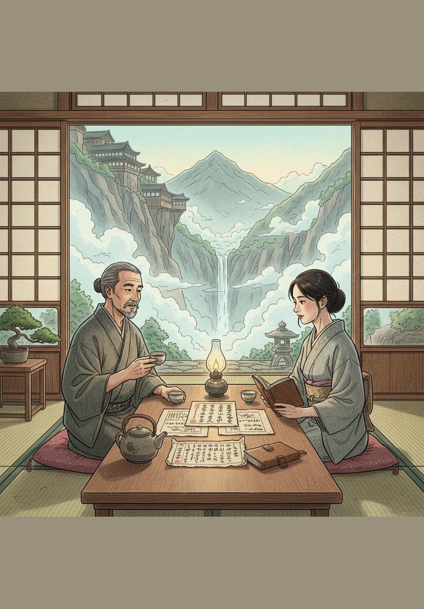 Julian visits a premium Ryokan nestled in the misty mountains to discuss a strategic partnership for the hospitality sector. As steam rises from the natural onsen, he explains how Western innovation can honor and preserve the timeless traditions of Japanese service. The owner nods slowly, appreciating Julian’s respect for the Omotenashi spirit of selfless hospitality.