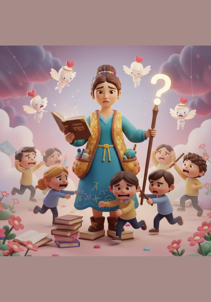 Without the light of Boundaries, the children began to confuse being free with doing whatever they wanted without thinking of others. The school grew loud and chaotic, and the gentle atmosphere of the valley started to transform into something harsh and unruly.