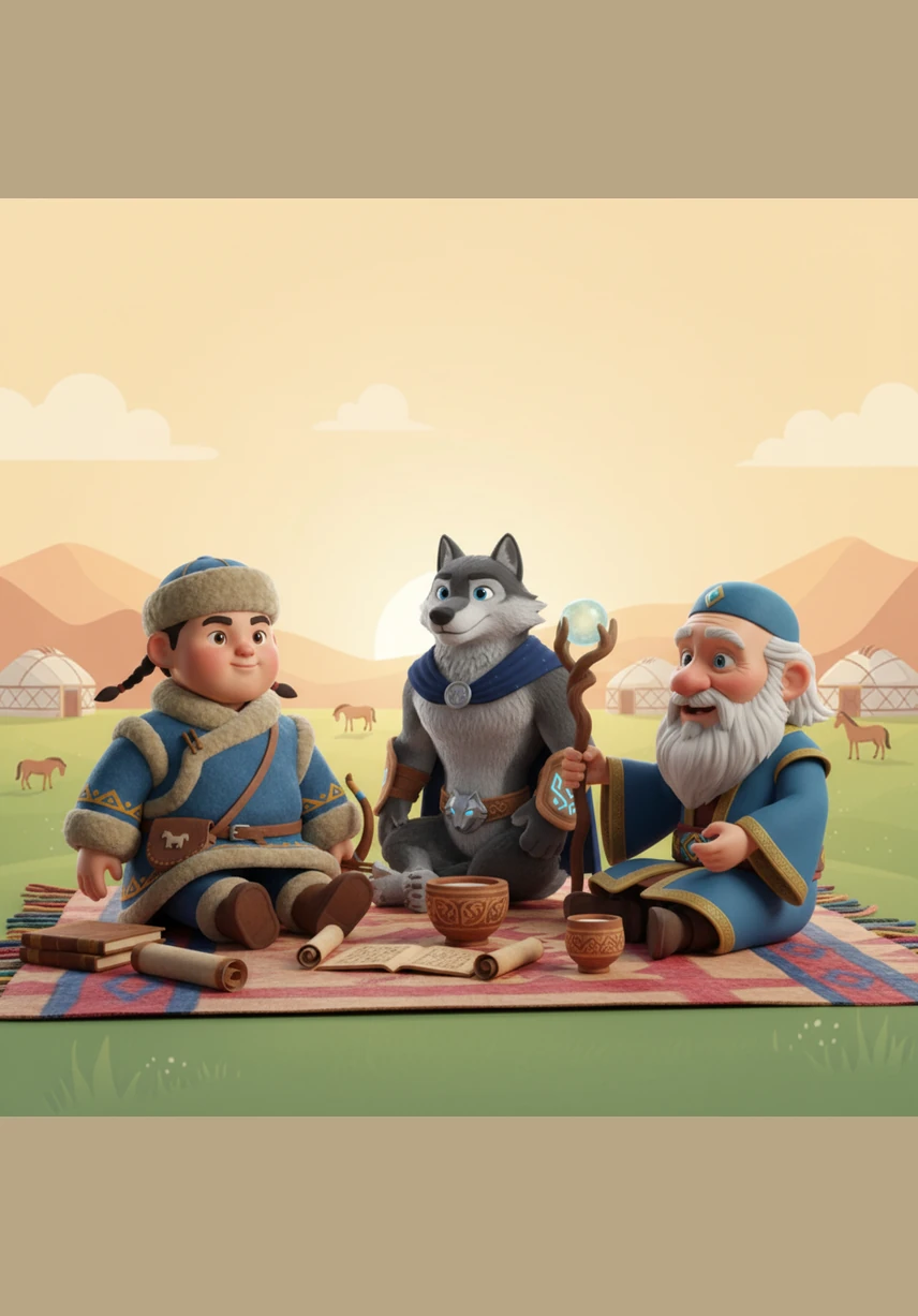 Көксерек пен Құрмаш кең далада бірге асыр салып ойнап жүр. Күн сәулесіне шомылған жасыл жайлау екеуінің достығына куә болғандай. Бөлтірік күн санап өсіп, нағыз көкжалға айнала бастады.