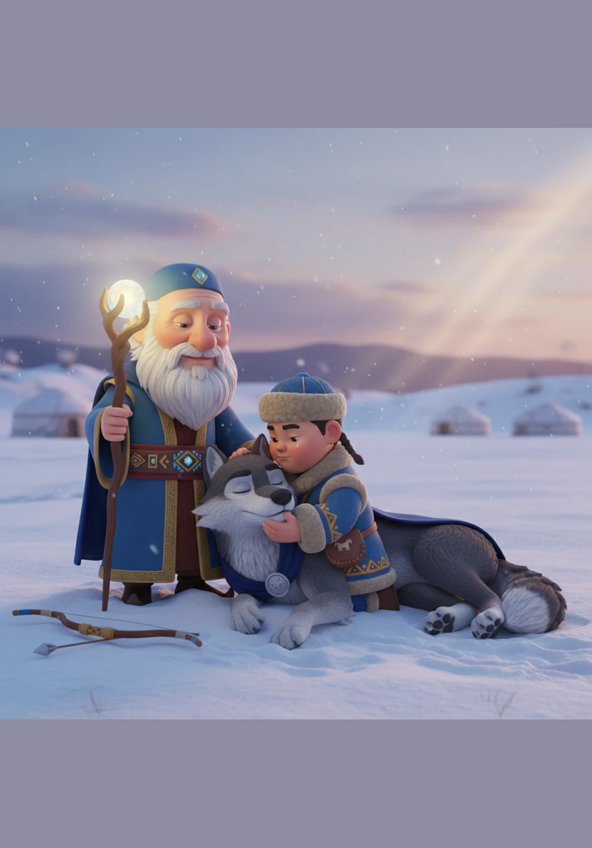 Көксерек қарлы боранға сіңіп, алысқа ұзап кетті. Құрмаш оның артынан ұзақ қарап тұрып, табиғаттың еркіндігін түсінгендей болды. Бұл оқиға дала төсінде мәңгілік аңыз болып қалды.