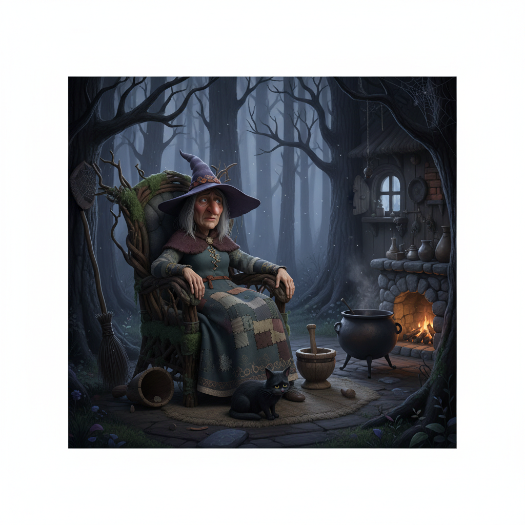 Сказка о Бабе-Яге, которая выгорела так, что даже - fairy-tale