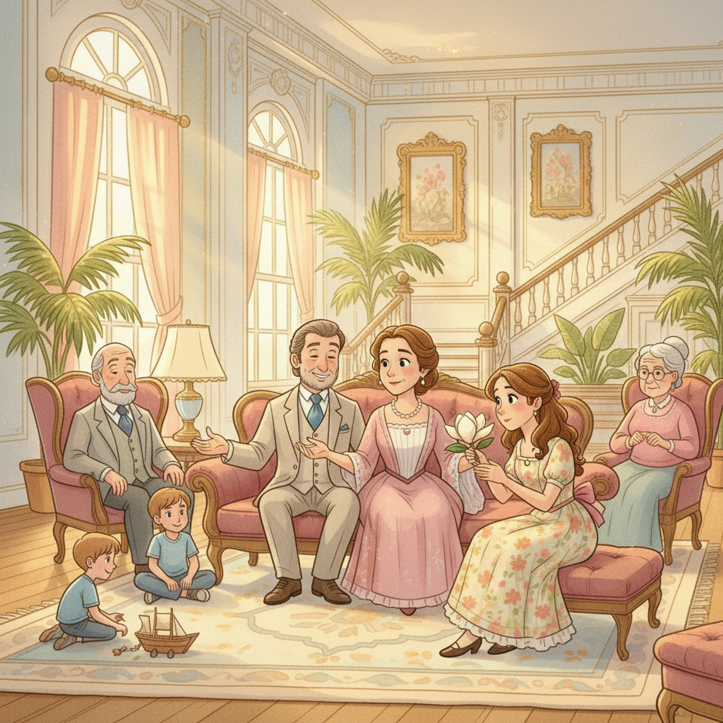 Eleanor's grandmother, a woman with a gentle smile and wise eyes, gifted her a beautiful magnolia flower, its petals the color of ivory. She explained the value of leaving a positive mark on the world. Eleanor understood that a legacy isn't just about possessions, but about the values you uphold.