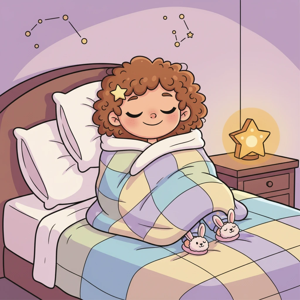 As you settle into bed, the soft mattress cradles your body, supporting you completely, holding you gently. You feel the wonderful warmth of the blankets wrapping around you, a gentle, loving hug. You are utterly safe and wonderfully warm.