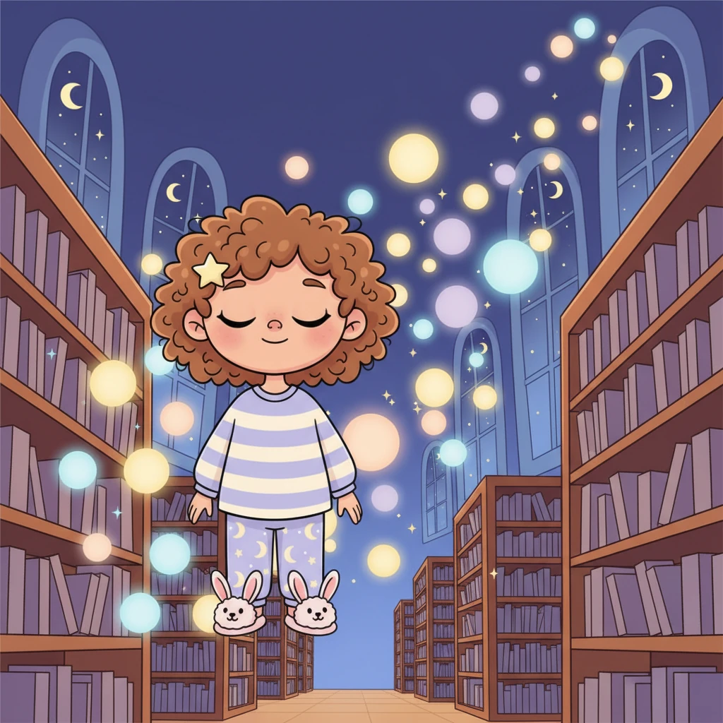 Your thoughts begin to slow, like the floating lights in the library, drifting gently, gracefully, and then disappearing completely. There is nothing you need to think about, nothing you need to remember. Only peace, only rest.