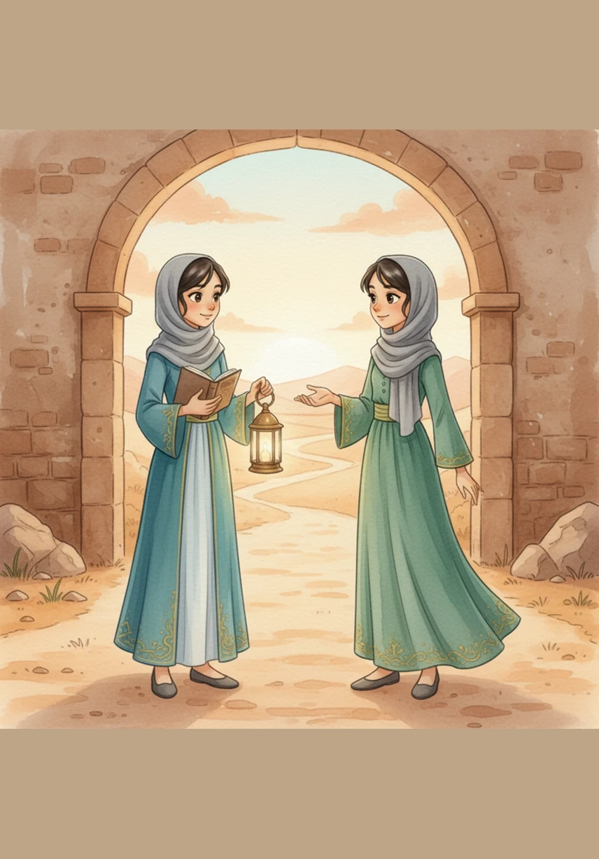 Bashayer watches from a distance, a soft smile playing on her lips as she sees the group reunited in true harmony. She knows that real friendship is a treasure that must be protected and preserved even when a friend is far away.