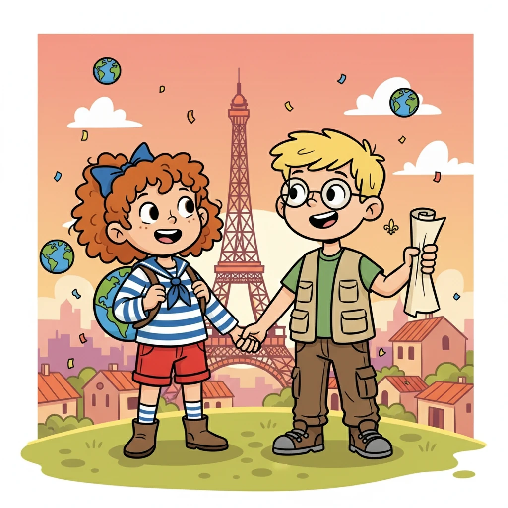 Avant de rentrer chez eux, ils se sont promis de revenir en France pour explorer d'autres régions et vivre de nouvelles aventures. Léa et Théo ont compris que voyager, c'était aussi apprendre, grandir et créer des souvenirs inoubliables.