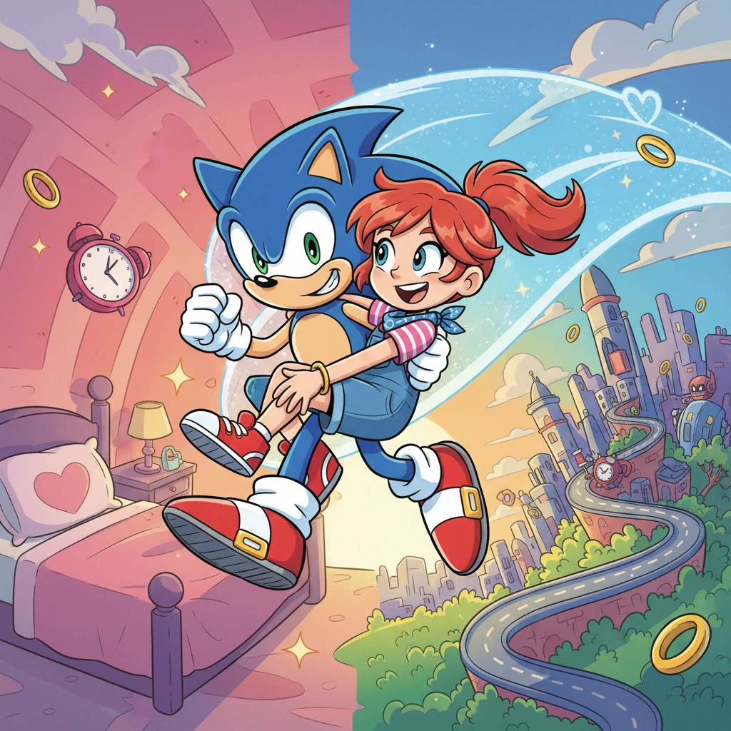 Sonic and Ruby: Our First Married Adventure! - adventure