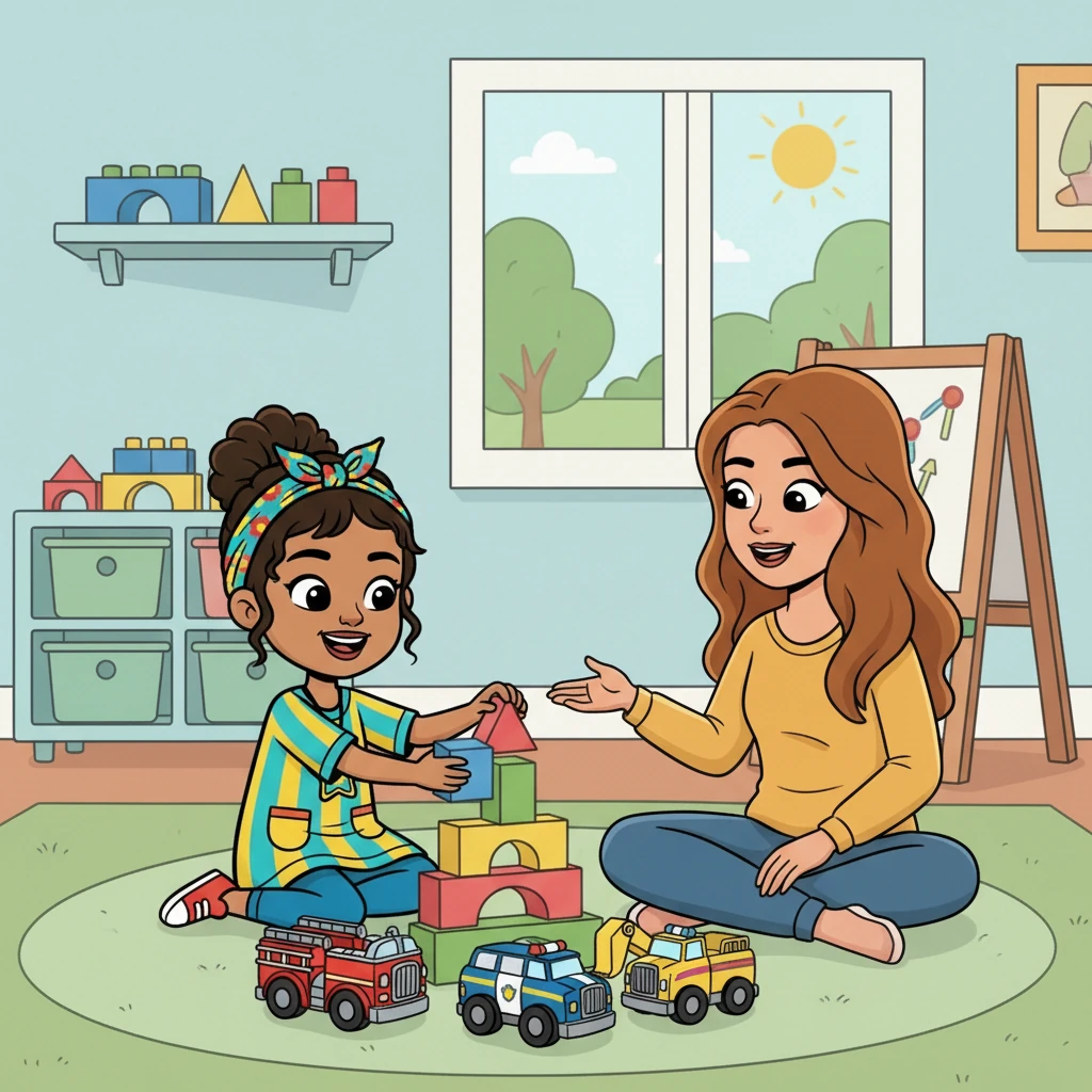 Leyvan, amante de la Patrulla Canina y los coches, compartía sus juguetes con alegría. Silvia le animaba a construir y crear, fomentando su imaginación. ¡A jugar!