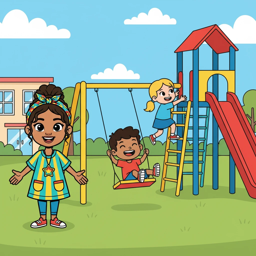 En el recreo, todos jugaban juntos, riendo y compartiendo. Silvia observaba feliz, viendo cómo los niños se divertían y aprendían a convivir. ¡Momentos inolvidables!