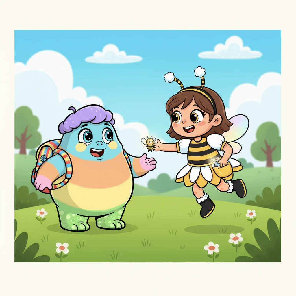 Mita Albinuța nu mai putea de fericire, fluturând aripioarele într-un dans vesel. „Ești un copil bun!”, i-a zis ea. „Fără tine, frățiorii mei ar fi rămas nemâncați. Pentru că m-ai ajutat, uite, îți fac și eu un cadou.” Și, scoțând din buzunarul ei minuscul, o aripioară mică, mică și strălucitoare, i-a dăruit-o lui Cocolosul.