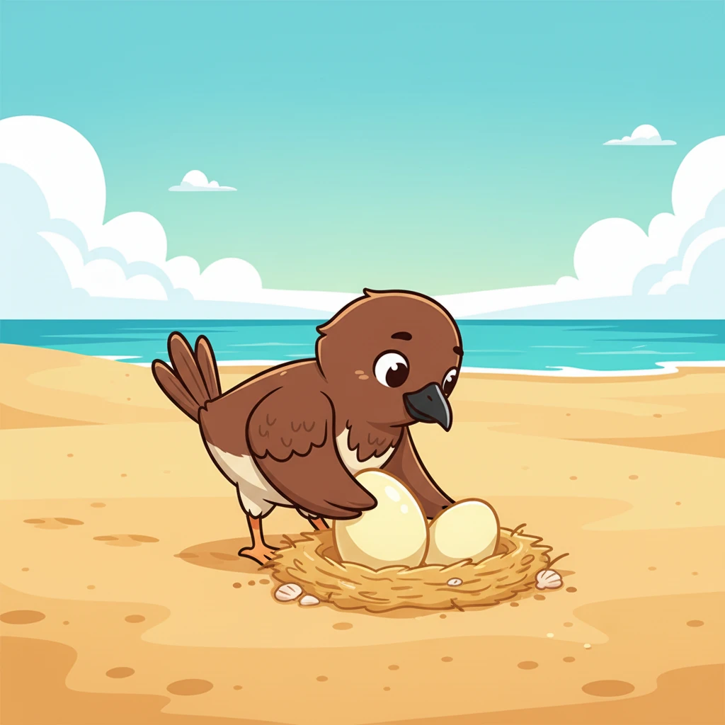 With great care, Mali laid her round, pale eggs deep within the warm, protective sand. Her mission was almost complete.