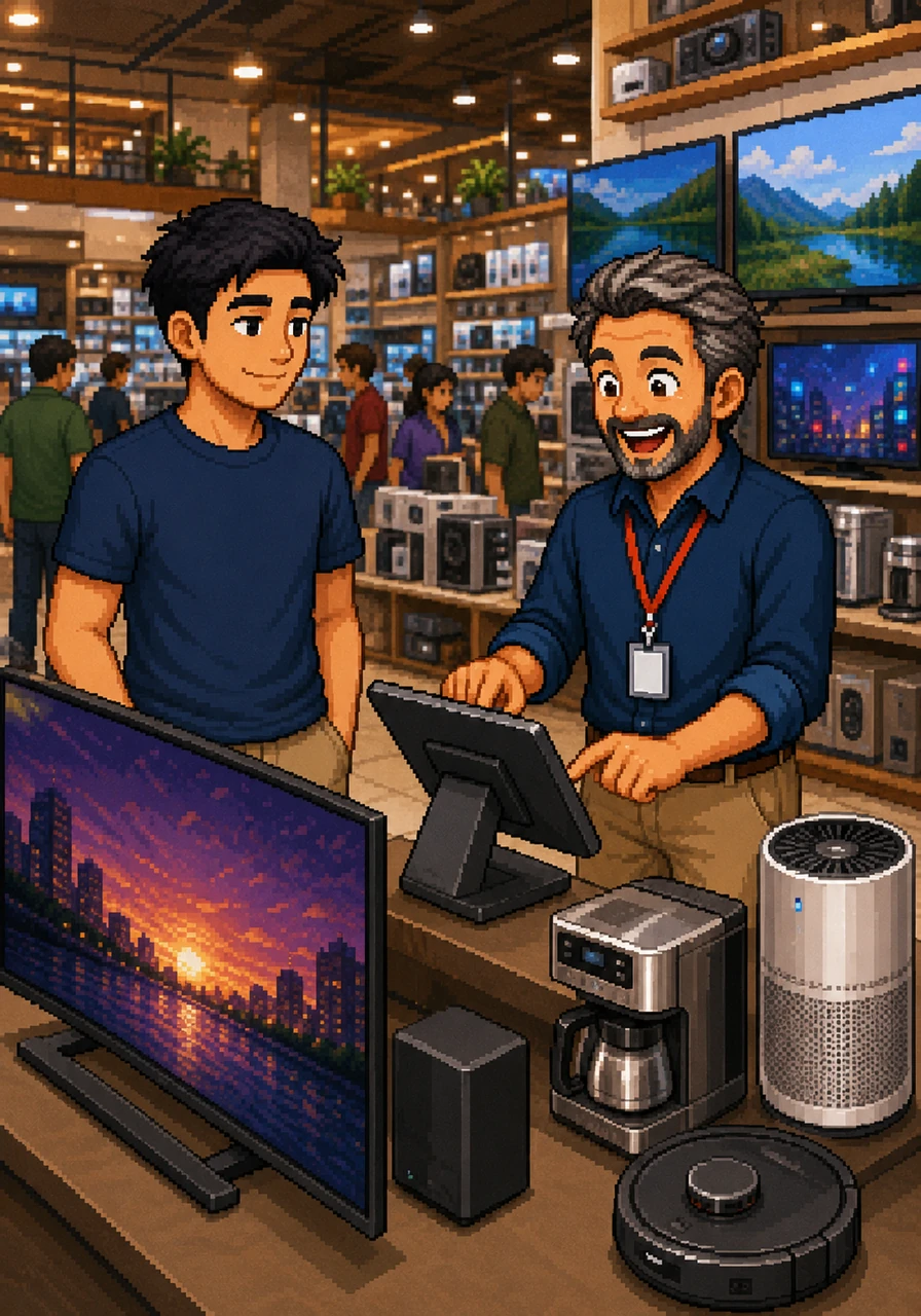 As Arjun listed his needs, he added a few big-ticket electronics and premium household goods he had been planning to buy. The manager’s eyes lit up with genuine excitement as he tapped the high-value items into the system.