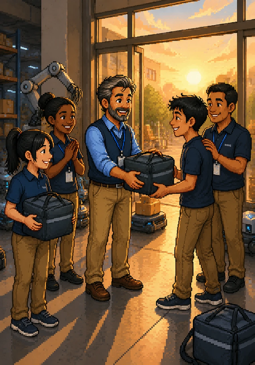 Handing over the carefully packed bags, the team thanked Arjun with bright, grateful smiles. Walking out into the evening sun, Arjun realized that behind the automated digital economy, it is the spirit of helpful, hardworking people that truly drives the world.