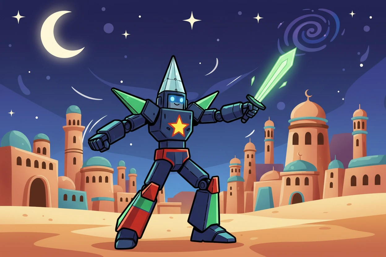 غاندام الخير ضد غاندام الشر - Science fiction