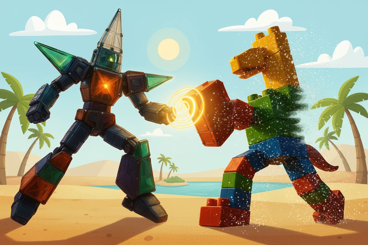 في النهاية، يهزم غاندام الخير غاندام الشر. الشر يتلاشى، والخير يسود. السلام يعود إلى الأرض.