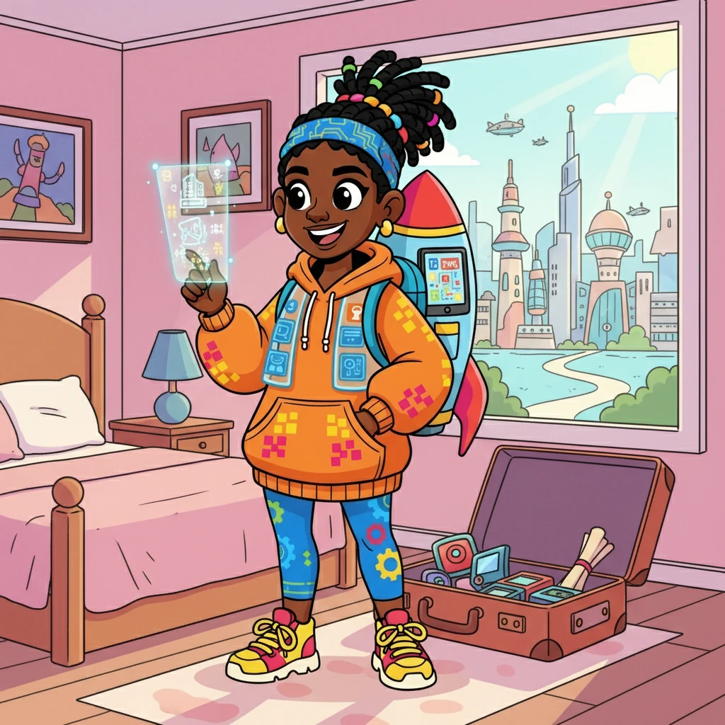 Amina received an invitation to the E-GOVA summit, a grand gathering of digital innovators and government leaders. Her eyes widened with excitement, knowing this was her chance to make a difference. She packed her bag, ready to embark on an extraordinary journey.