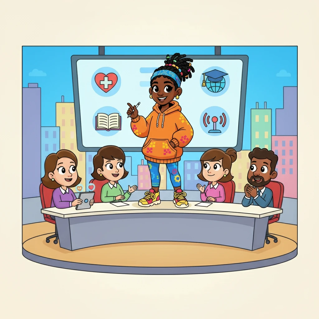 Amina presented her app to a panel of judges, explaining its features and benefits with passion and clarity. She spoke of its potential to improve healthcare, education, and access to information for all citizens. The judges were captivated by her vision.