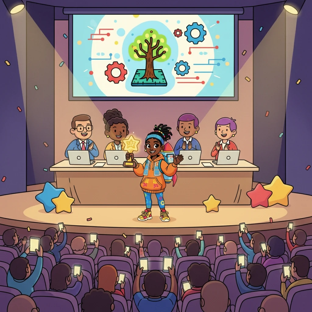 The judges were impressed with Amina's innovative app, recognizing its potential impact. She won an award for her project, which fueled her motivation and drive. Her success highlighted the importance of young voices in the digital revolution.