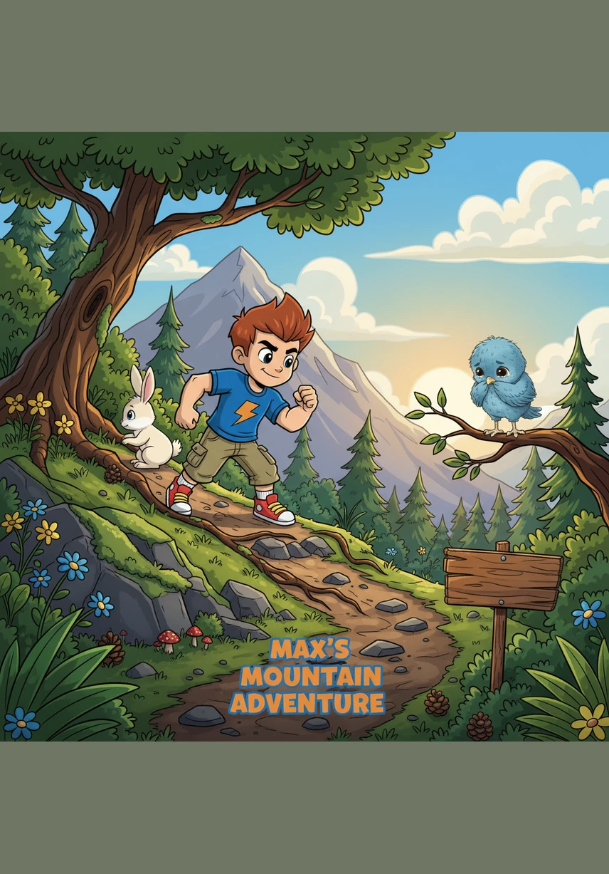 The path began to climb, winding around massive grey boulders that stood like silent guardians of the mountain. Max used his hands to pull himself up, feeling the rough texture of the stone and the growing strength in his own limbs.