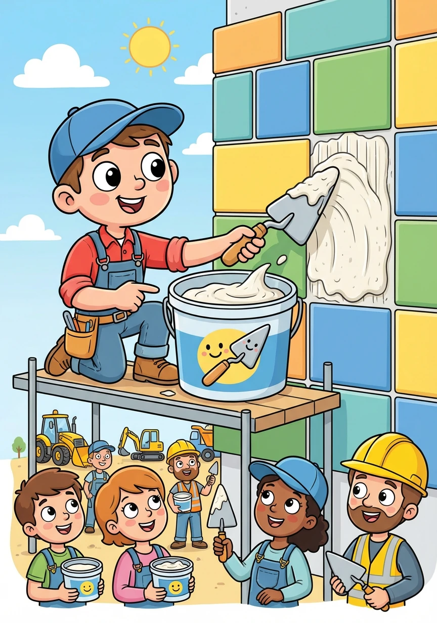Tommy's innovative tile adhesive revolutionized the construction industry. Builders loved its speed and strength, and DIYers found tiling projects much easier.