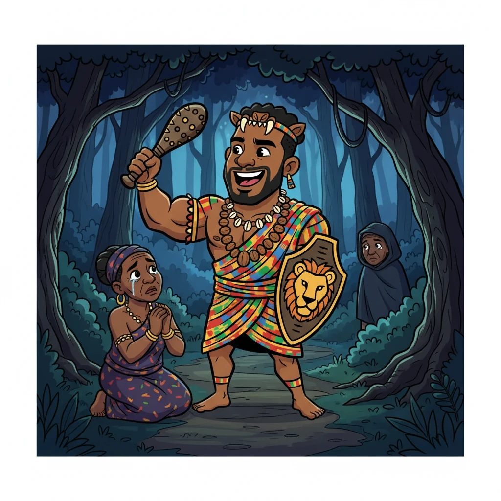 Ignoring his mother's pleas, Joromi, fueled by pride, announced his intention to visit the Land of the Spirits. His boastful words preceded his journey. Unbeknownst to Joromi, his worried mother secretly followed him.
