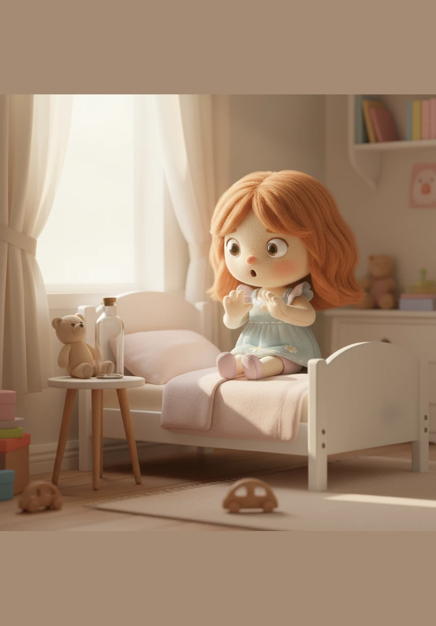 The first rays of morning light peek through the curtains, and Esia bolts upright in bed, eager to see what color the rose has become. Her heart sinks as she stares at her nightstand; the water bottle is there, but it is completely empty and dry.