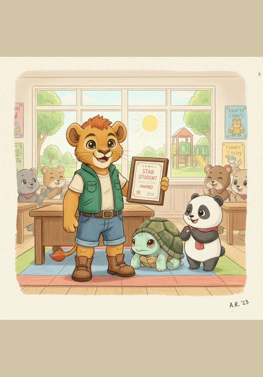 Now, all the friends are playing side-by-side in the sunshine, sharing their toys and creating wonderful new stories together. The classroom is full of joy because they learned that taking turns is the best way to keep the game going.