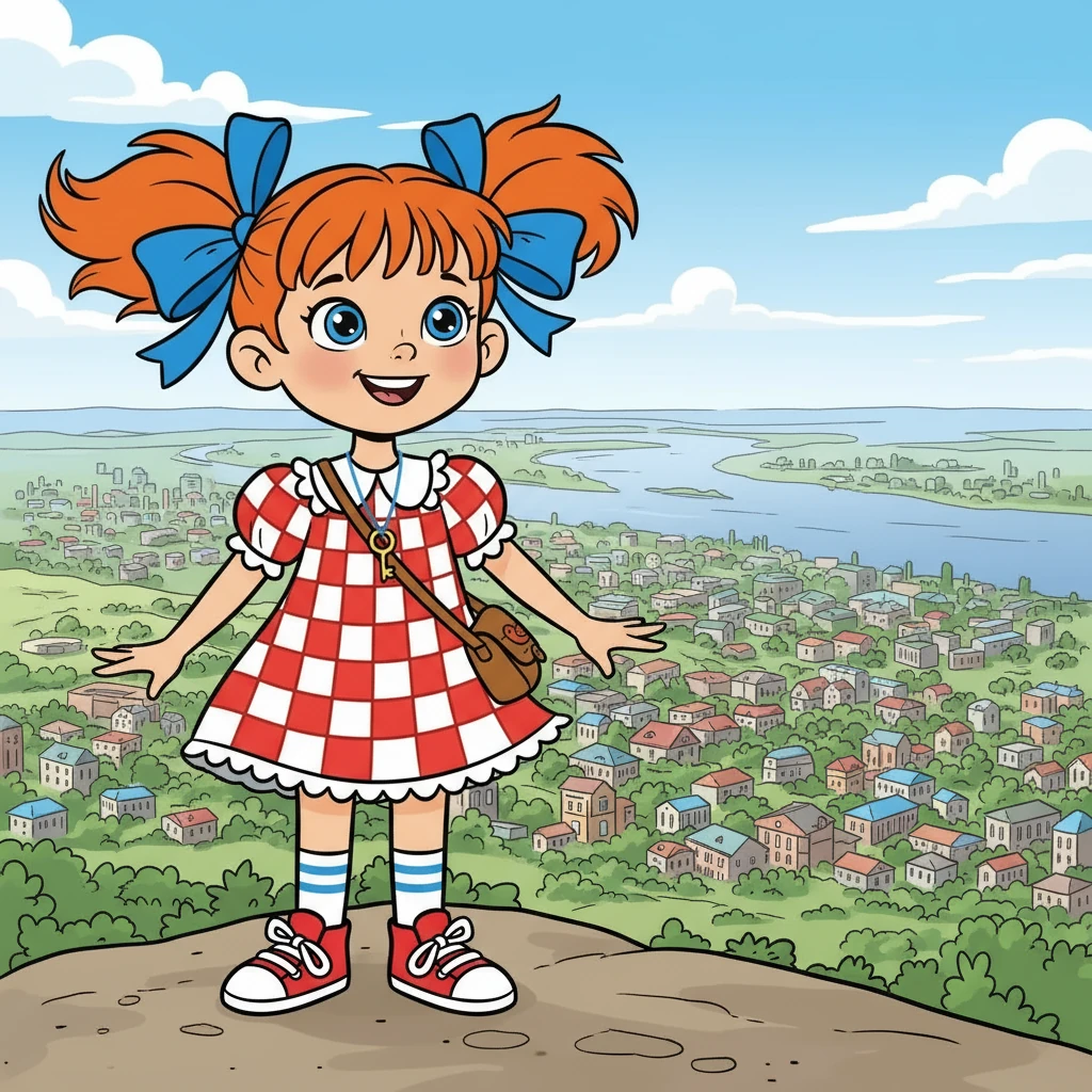 Далее Алиса отправилась на Соколовую гору, откуда открывался потрясающий вид на город и Волгу. Ветер развевал ее волосы, а перед ней простиралась панорама Саратова. Алиса почувствовала себя свободной и счастливой.