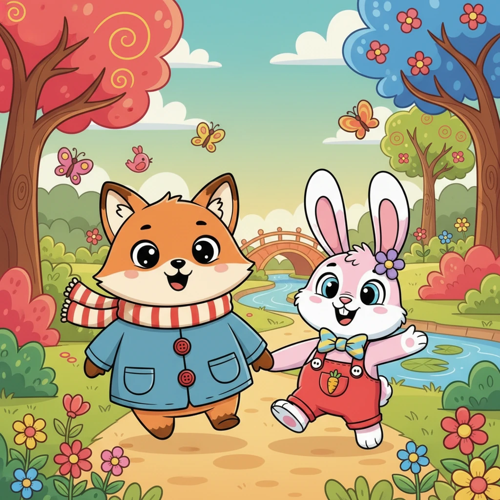 Foxy and Pip: A Park Friendship - 友情故事
