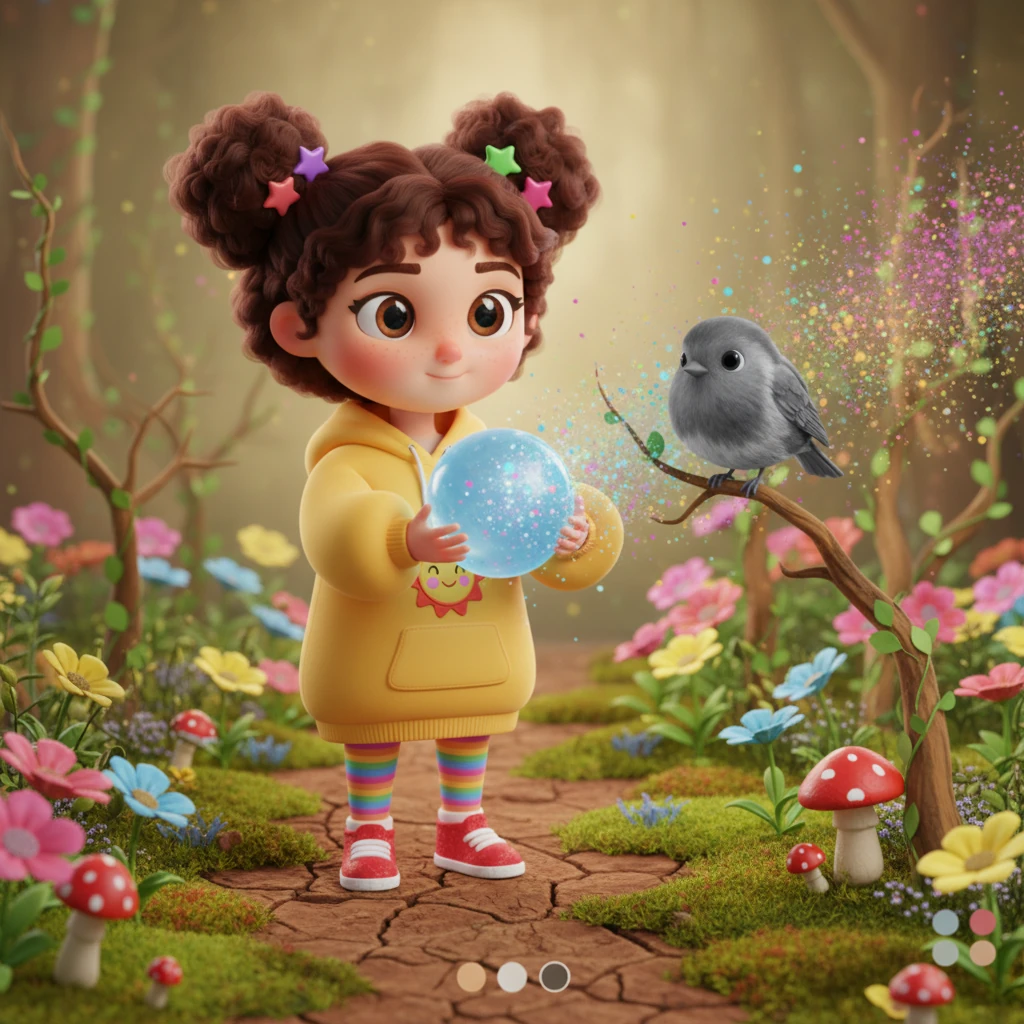 زينة والحديقة السحرية - fairy-tale