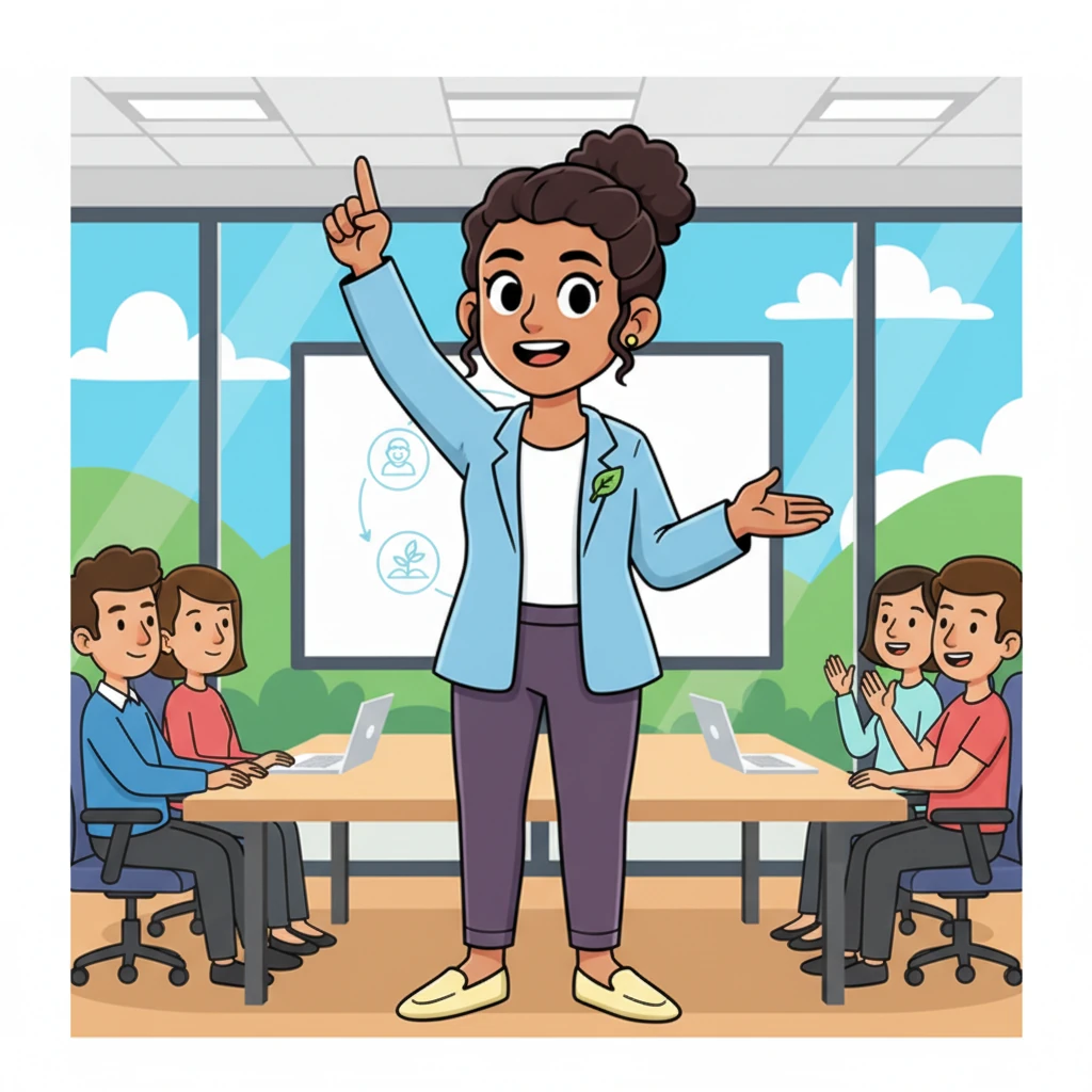 Next, another colleague, Kavya, raised her hand, her eyes sparkling with interest. 'What about local community involvement?' she asked. 'Are there ways we directly empower people within India?' She was eager to understand the grassroots efforts.