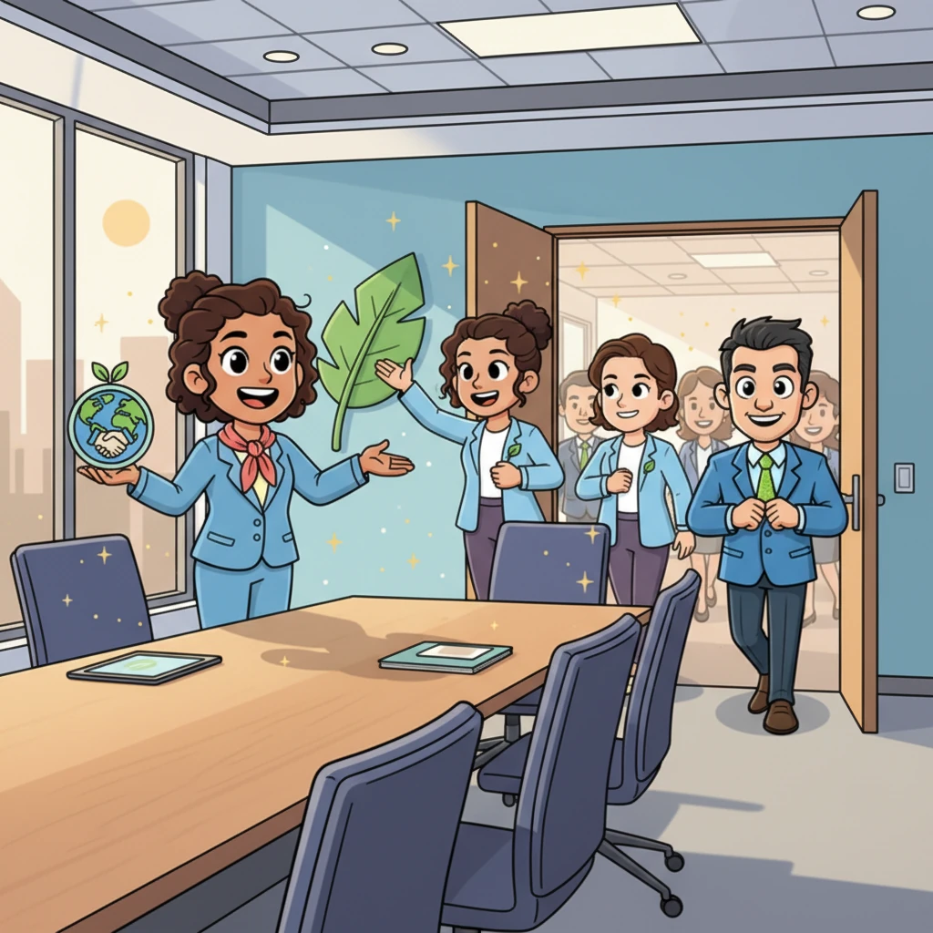 As the meeting concluded, the room buzzed with positive energy. Priya, her presentation a resounding success, watched her colleagues leave, their faces alight with newfound purpose. They walked out with not just knowledge, but a shared commitment to making a tangible, positive difference in the world.