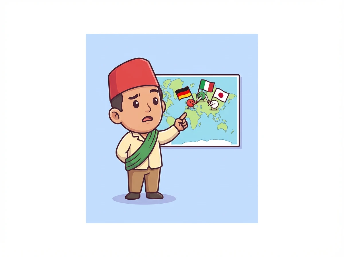 Tahun 1939, dunia dilanda Perang Dunia II. Negara-negara besar seperti Jerman, Italia, dan Jepang saling berperang memperebutkan kekuasaan.