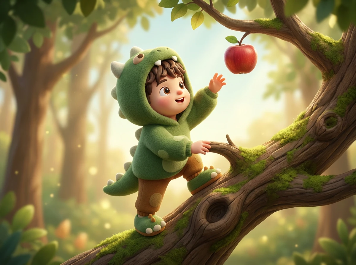 なめらかでオレンジと茶色のヴェロキラプトルが、長い草とシダの中に隠れて、狩りのポーズを取っています。