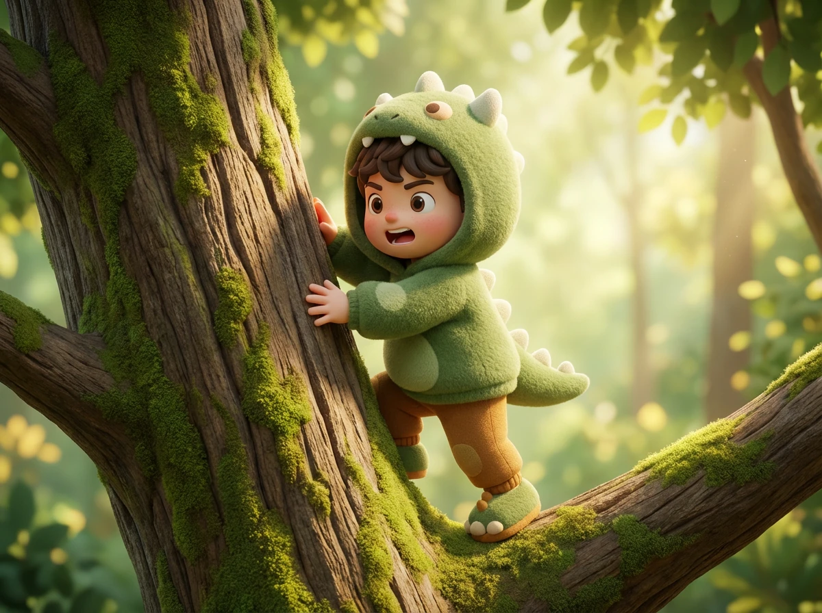 大きな背中の板を持つステゴサウルスが、密なシダの森の床に立っています。