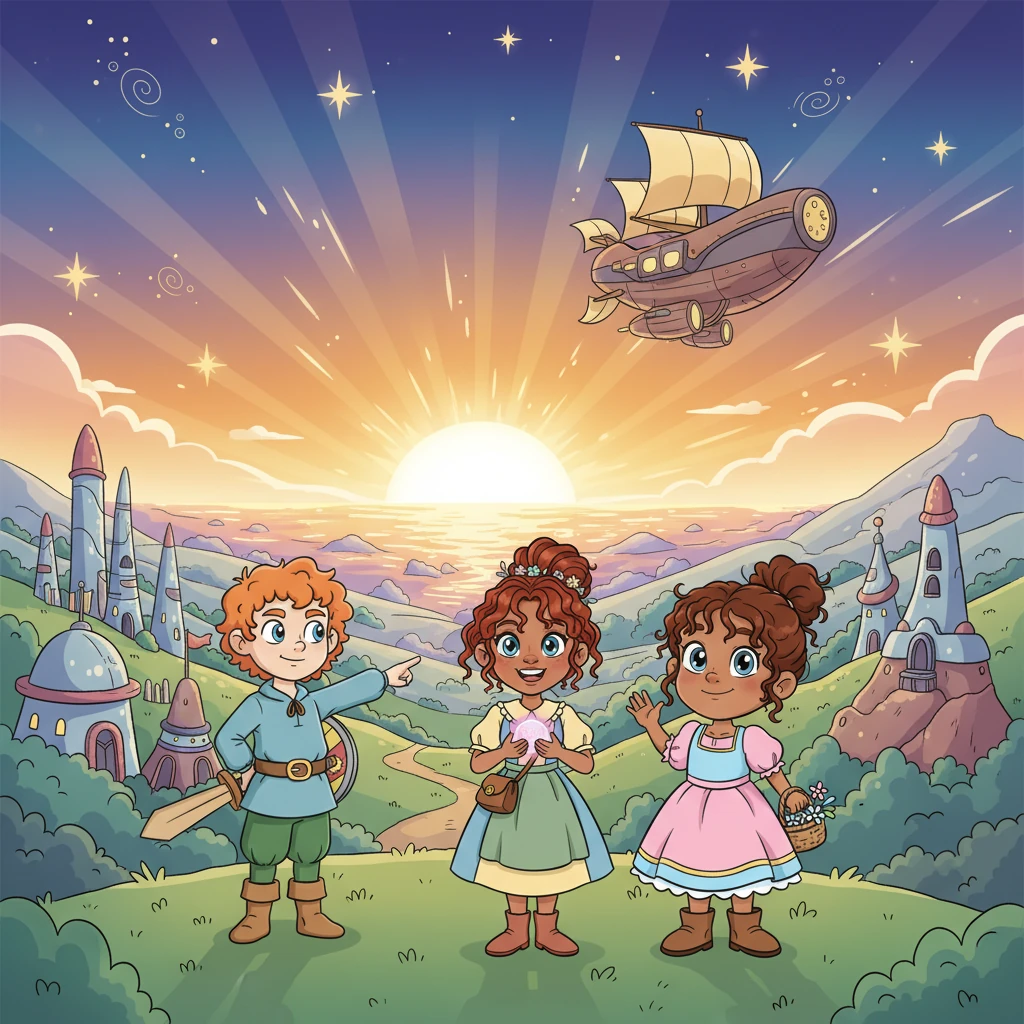 As Elara and her diverse team looked towards the shimmering horizon, they knew their adventure was just beginning. This was their fairy tale, not of distant magic, but of human ingenuity, shared ideas, and unwavering dedication. In this galaxy, the best stories were indeed the ones they wrote together.