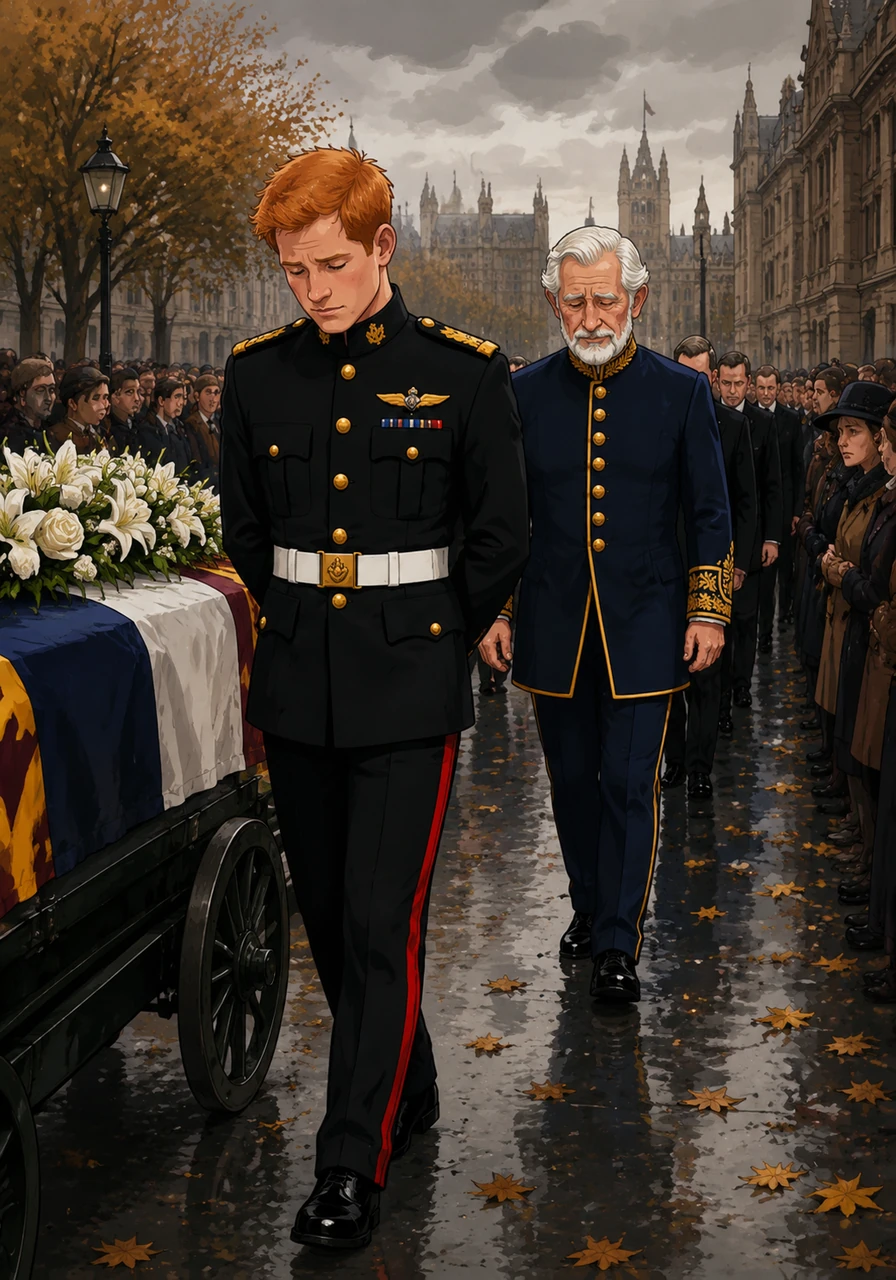 The world seemed to stand completely still on a somber autumn day when a young Prince Henry had to say a heartbreaking, final goodbye to his beloved mother. Walking bravely behind her casket through the quiet streets of London, the young prince showed immense courage that touched millions of hearts worldwide. Though a profound sadness filled his heart, the enduring memory of his mother's love became a guiding light that would shape his entire future.
