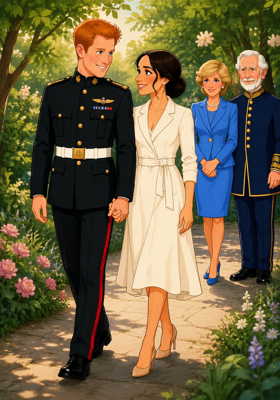 Life took a magical turn when Henry crossed paths with Meghan, a radiant and independent American actress who shared his deep passion for humanitarian work. Their connection was instant and profound, blossoming into a beautiful romance that captured the imaginations of people all over the world. Walking hand-in-hand through quiet gardens, they dreamed of a shared future built on love, mutual respect, and a desire to make a difference.