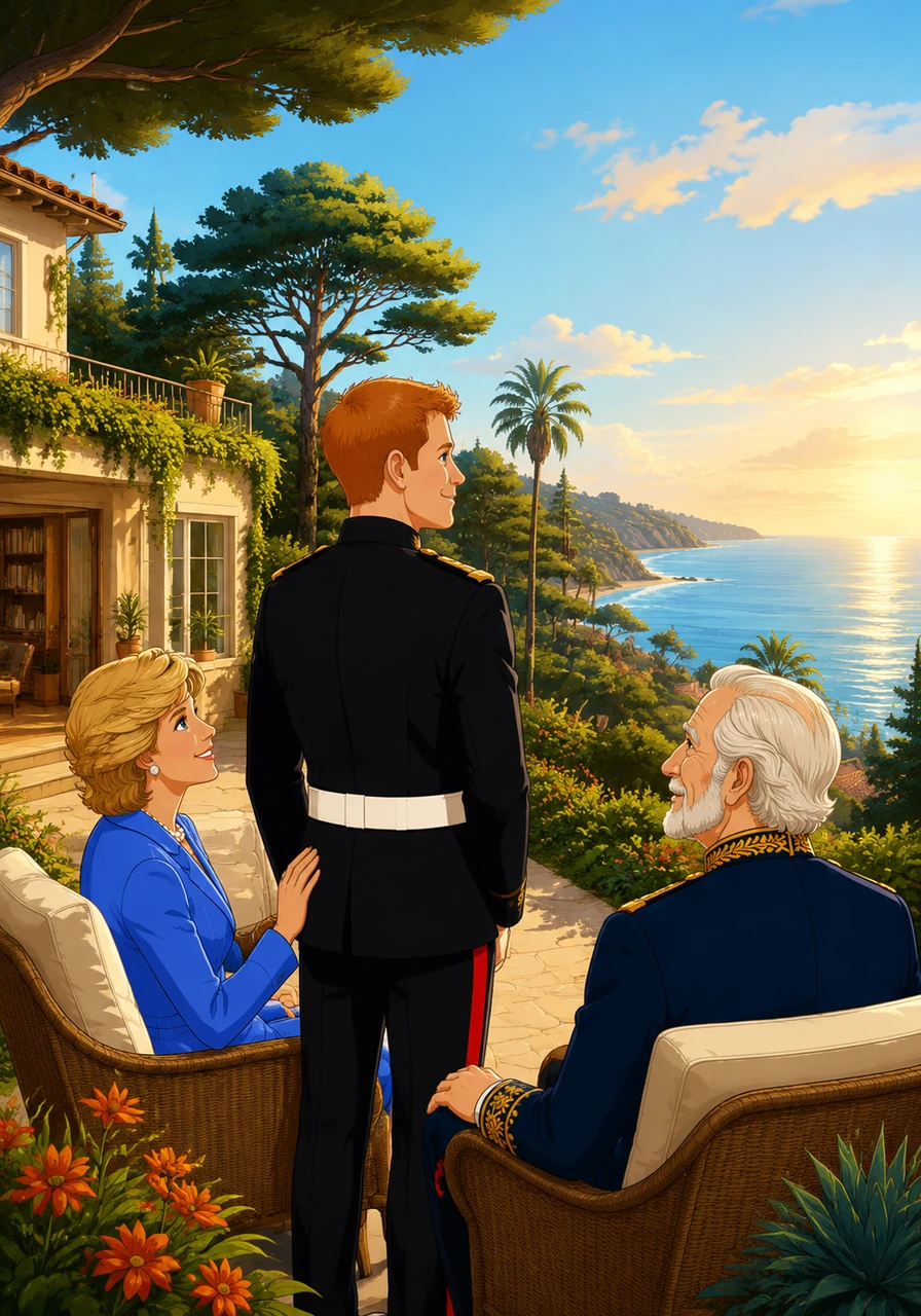 Settled into a peaceful, sun-drenched home in California surrounded by tall trees and the sound of the ocean, Henry found the tranquil life he had always longed for. Free to advocate for mental health and write his own story, the prince looked out at the horizon with a deeply peaceful heart. He had finally discovered that true royalty is not defined by crowns or palaces, but by the courage to follow your heart and protect the ones you love.