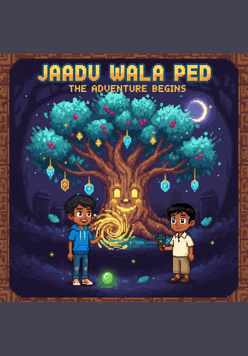 With a magical shimmer, a brand-new toy appeared at the base of the tree for Raju. When Chintu delivered the gift, Raju’s face lit up with a massive grin, and the two friends shared a joyful hug that warmed Chintu's heart.