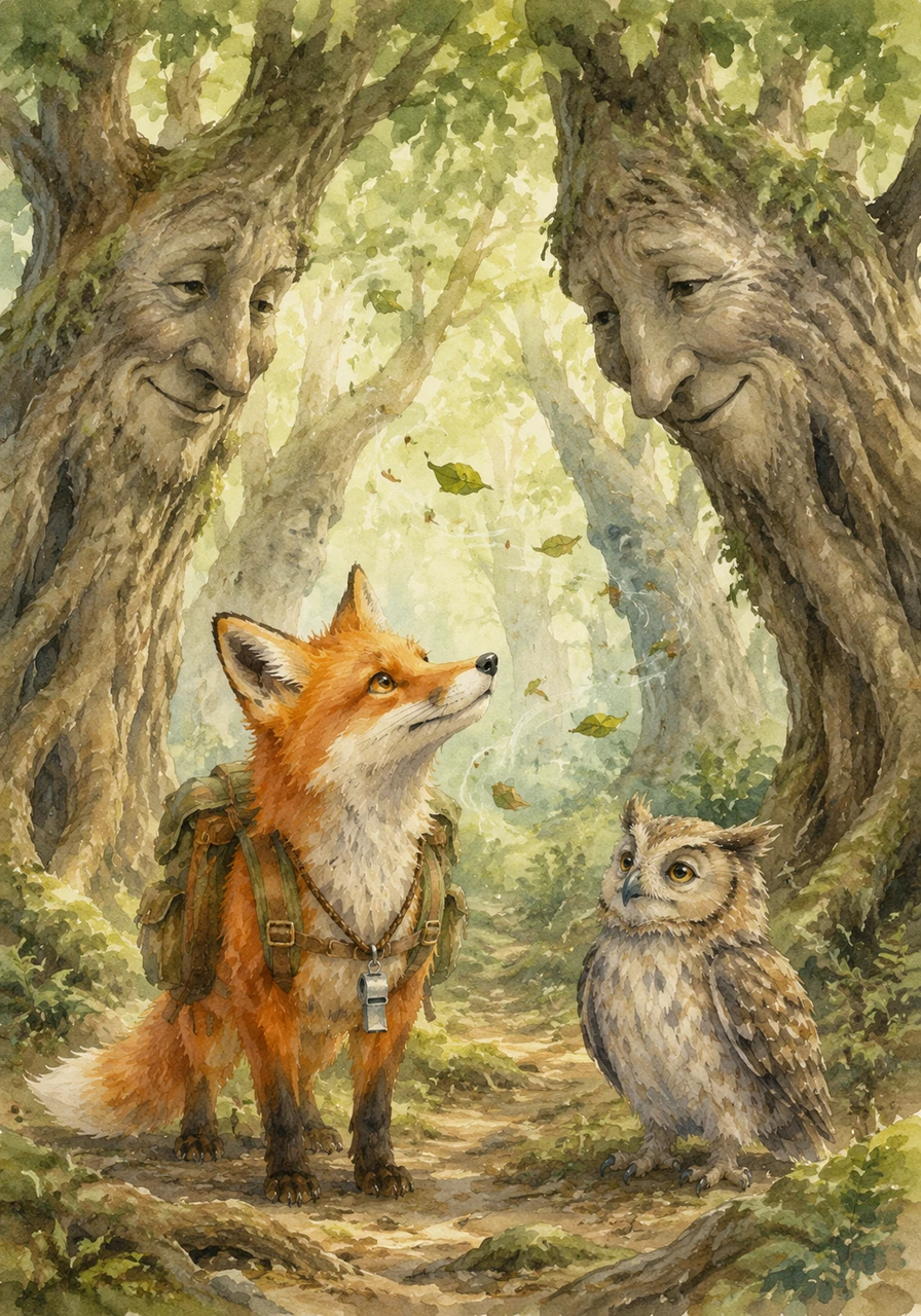 The journey led him into the Whispering Woods, where the ancient trees leaned in to share secrets of the path ahead. Oliver listened closely, following the sound of the rustling leaves as they hummed a melody of encouragement and guidance.