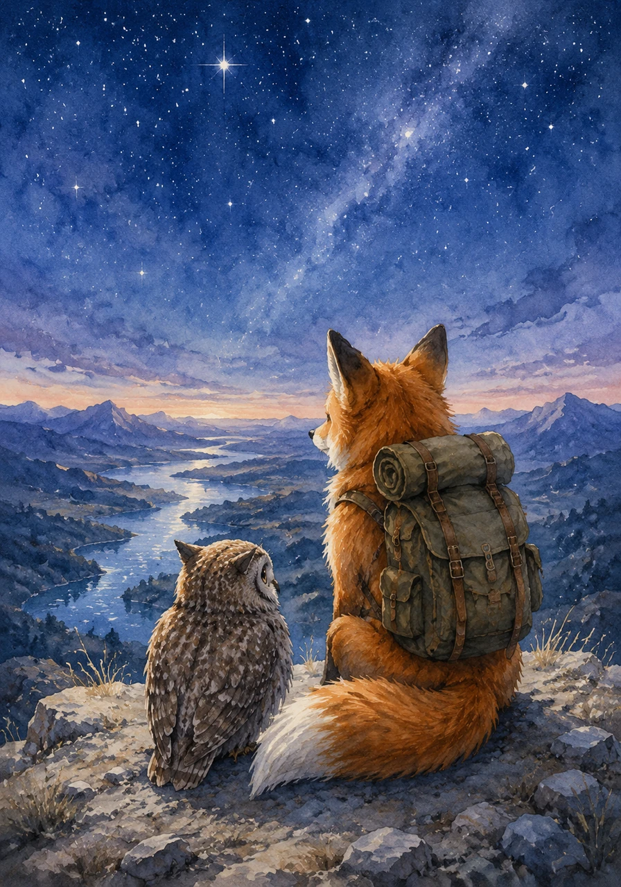 Oliver realized that the legendary treasure wasn't gold or jewels, but the magnificent, sprawling view of the world he had traveled. He sat peacefully under the starlight, knowing that the greatest prize was the courage he found within himself during the journey.