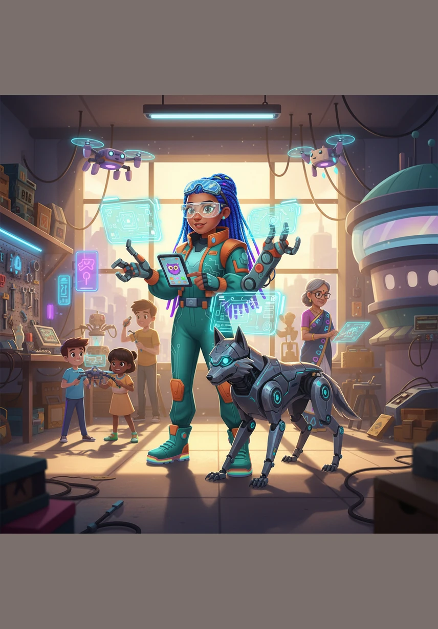 In her sunlit workshop, Amara begins to map out the school's new heart, a system that will hold every student's dream and every teacher's lesson. She realizes that the first step is creating a safe way for families to support the school through a secure payment gateway.