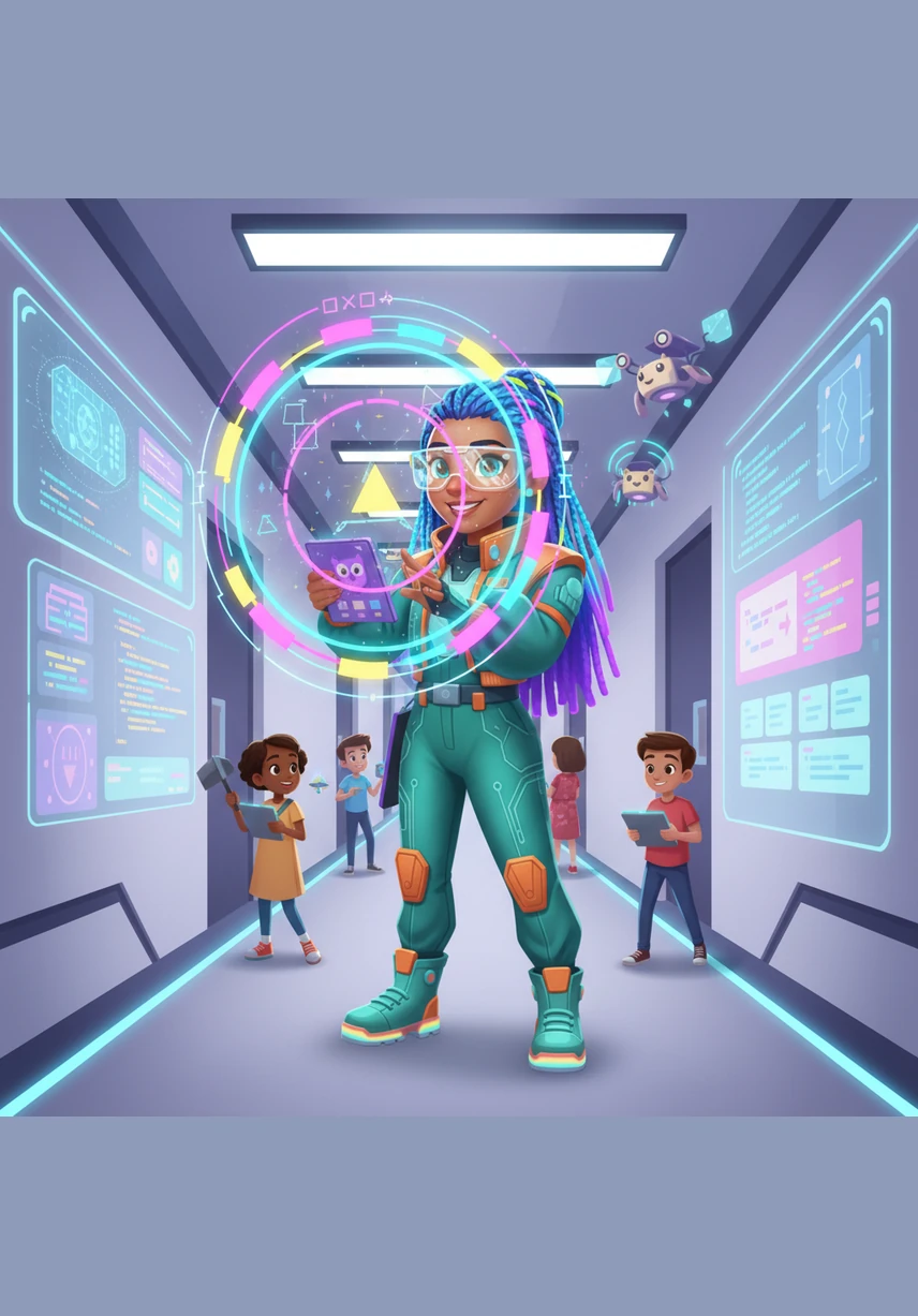 To protect the school’s digital halls, Amara constructs a magical gate of authentication that only allows authorized visitors inside. Admins, teachers, and students each receive a unique key, ensuring that their personal stories remain private and secure.