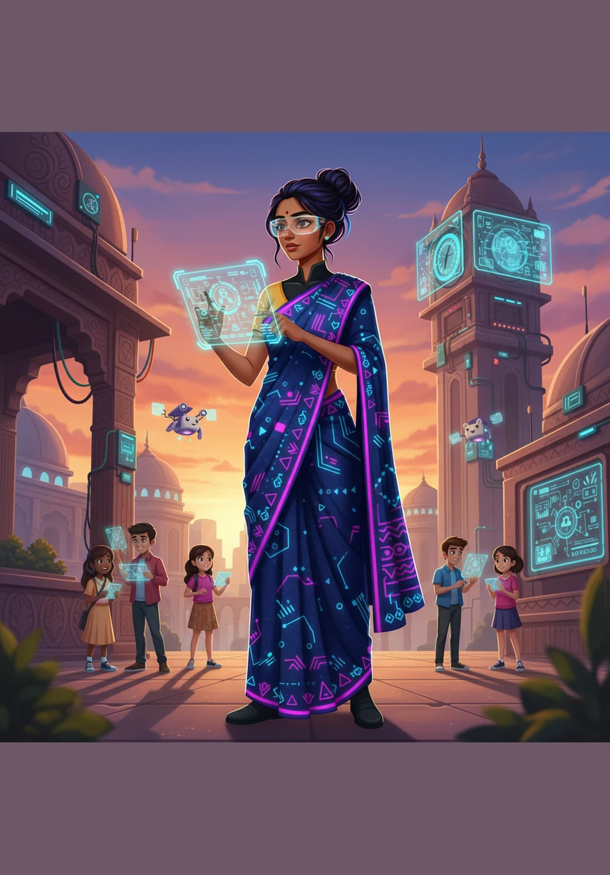 As the sun sets over the college, Amara watches the system humming with life, bringing order and harmony to the school she loves. The digital heart of Sajida Memorial is beating strong, ready to guide thousands of girls toward a bright and organized future.