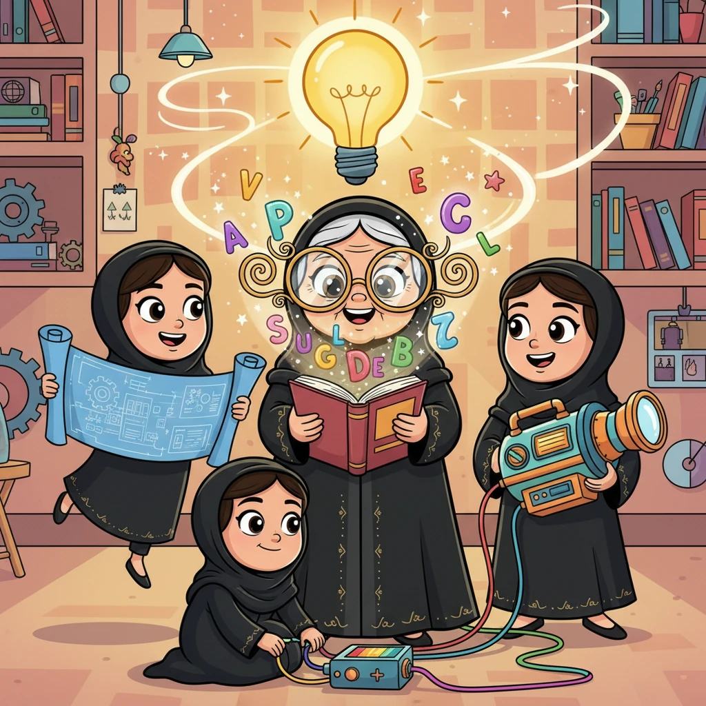 Grandma Joud's Bright Idea - Family stories