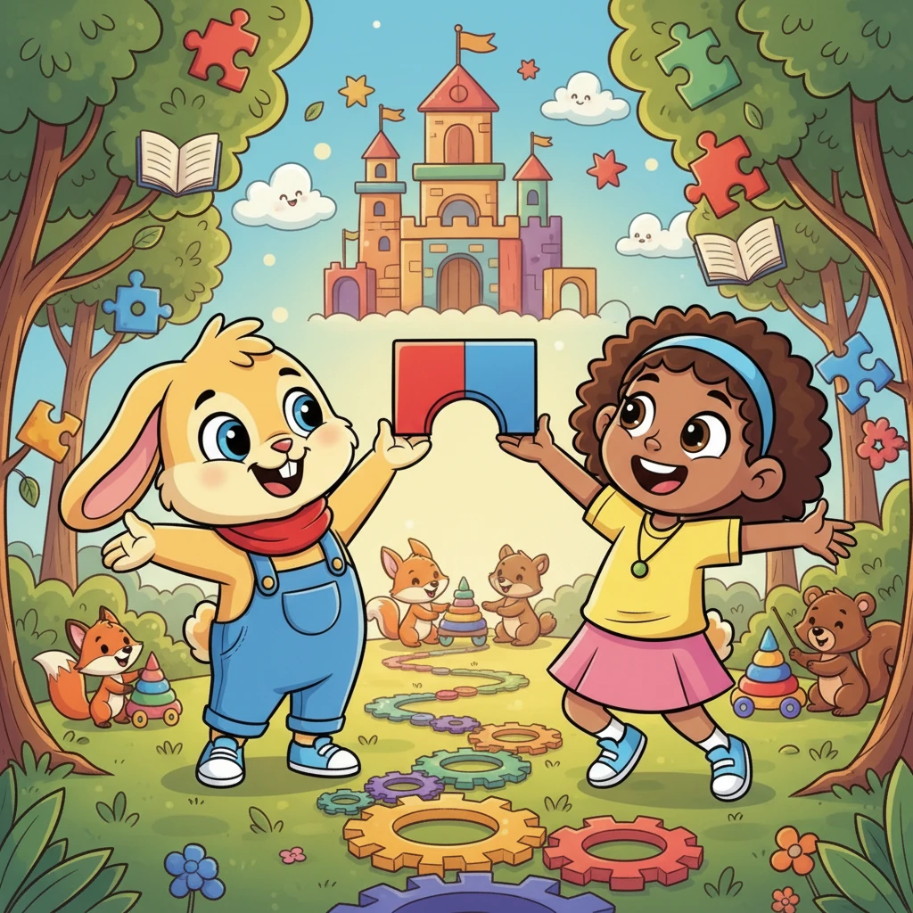 Benny the Bunny Learns to Share - Educational stories