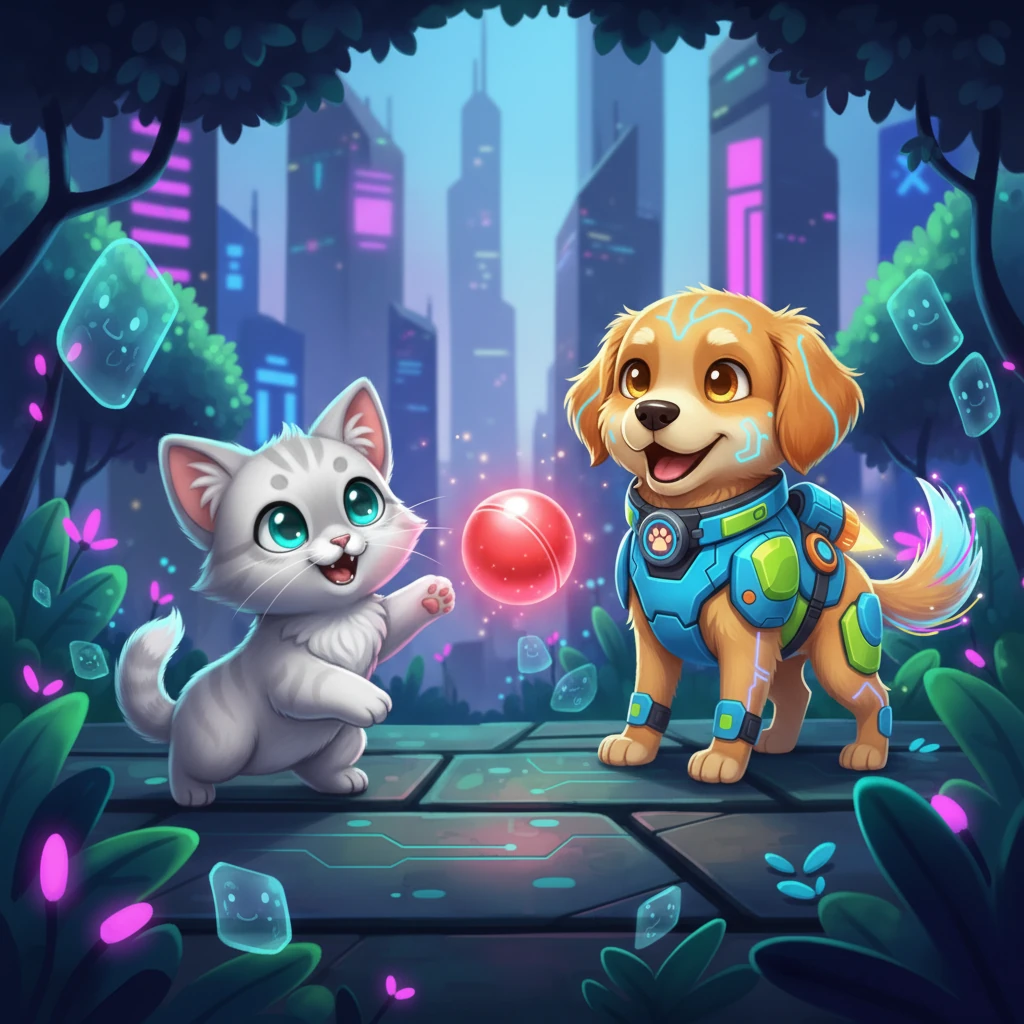 Sam and the Red Ball - animal