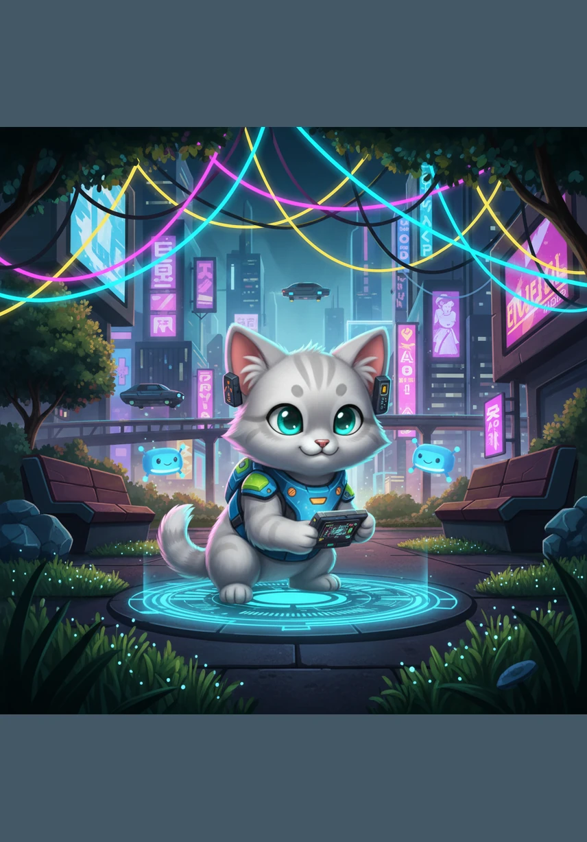 Suddenly, a friendly dog walks onto the grass. A dog is here to see what Sam is doing.