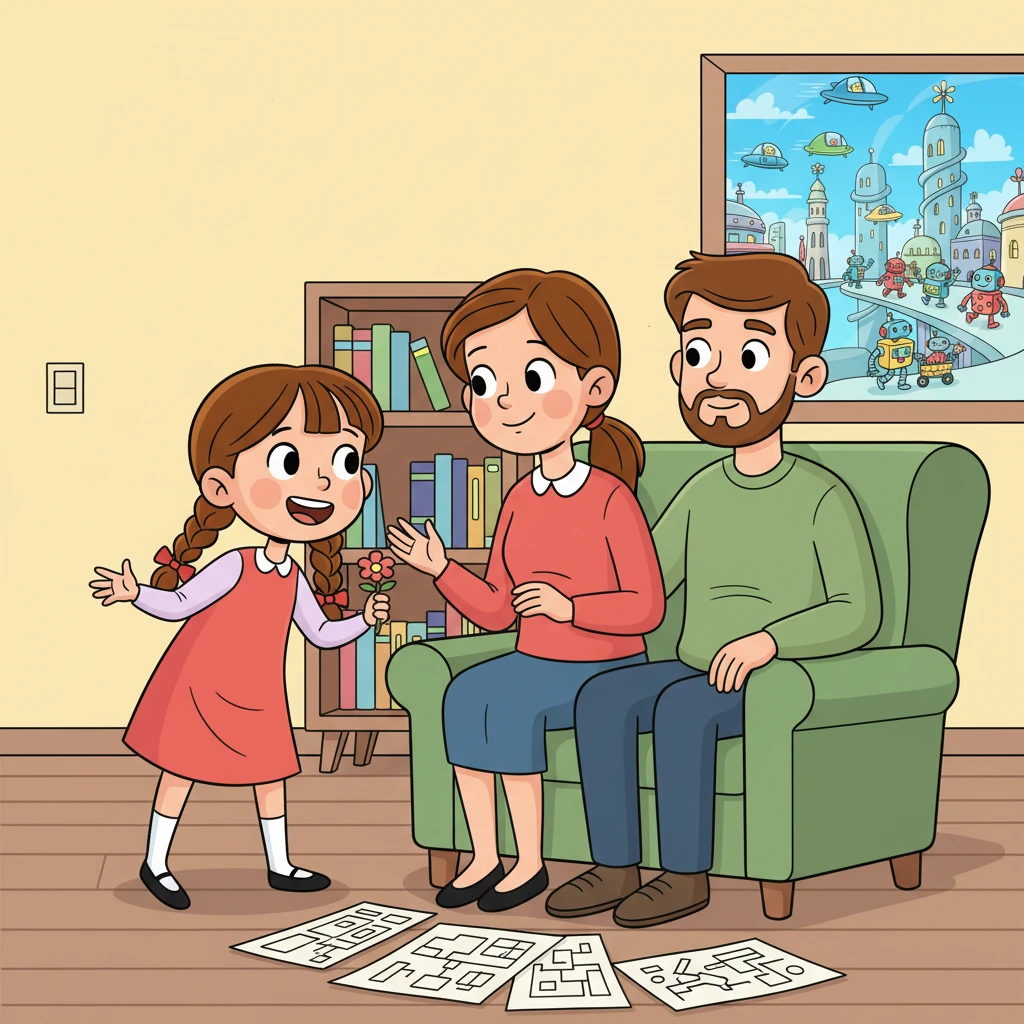 Zosia, zafascynowana ogłoszeniem, natychmiast pobiegła do rodziców. Z ogromnym entuzjazmem opowiedziała im o misji, która czekała w Krakowie. Rodzice, choć nieco zaniepokojeni, poparli jej decyzję.